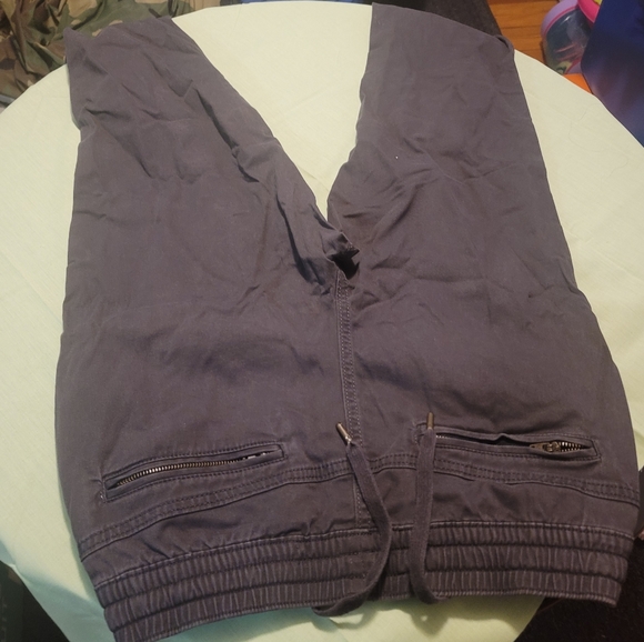 Urban Pipeline jogger pants,dark blue draw string - Picture 4 of 10